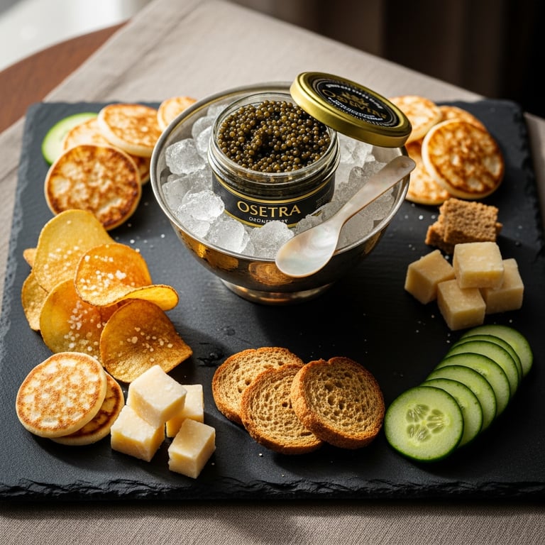 Unexpected Gourmet Snacks to Pair with Caviar