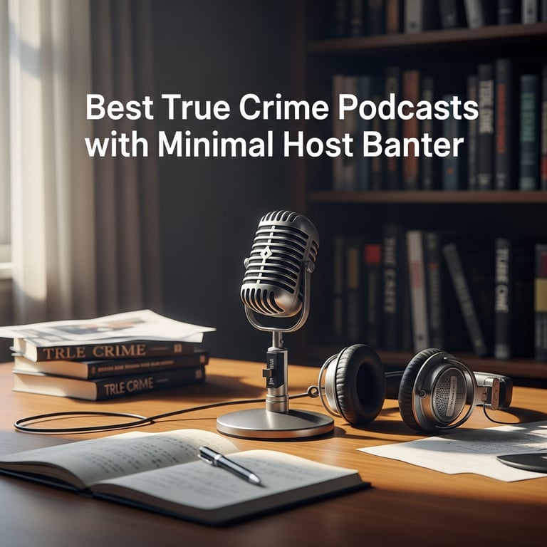Best True Crime Podcasts with Minimal Host Banter