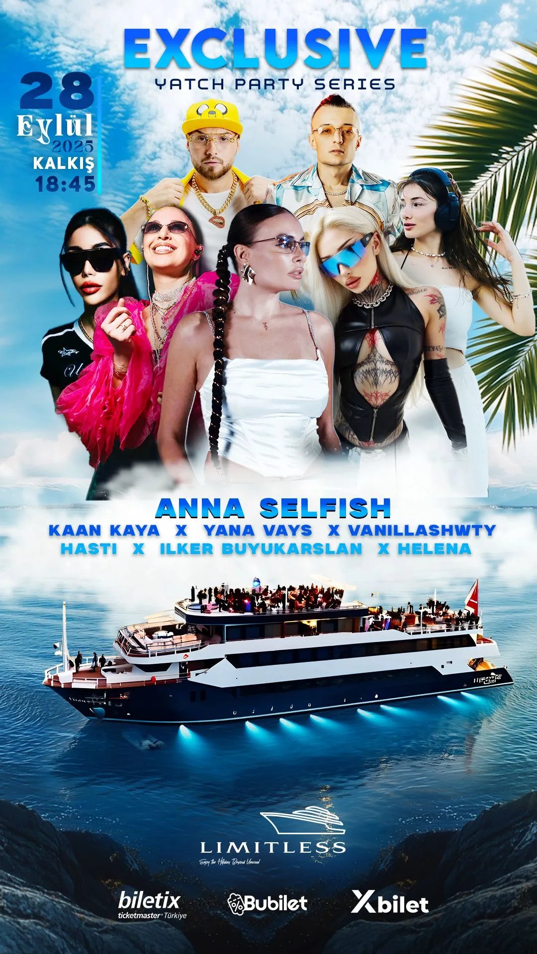 Exclusive Yacht Party poster