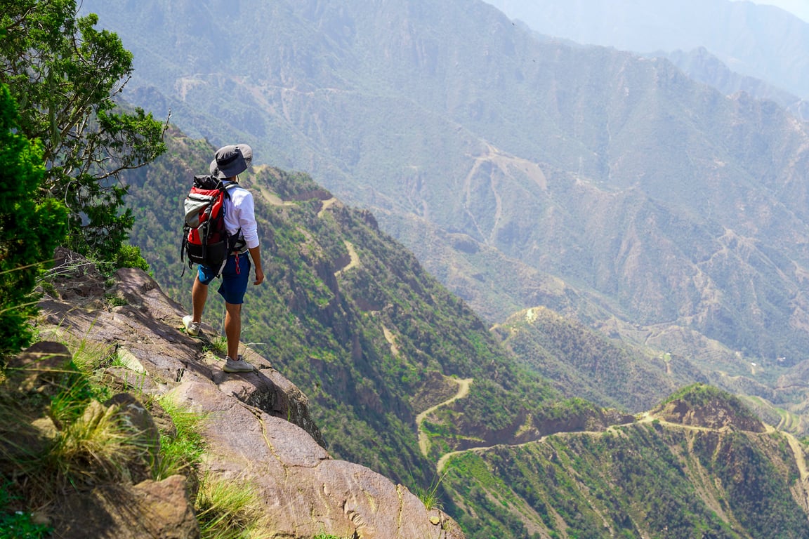 Hiking activity in Soudah