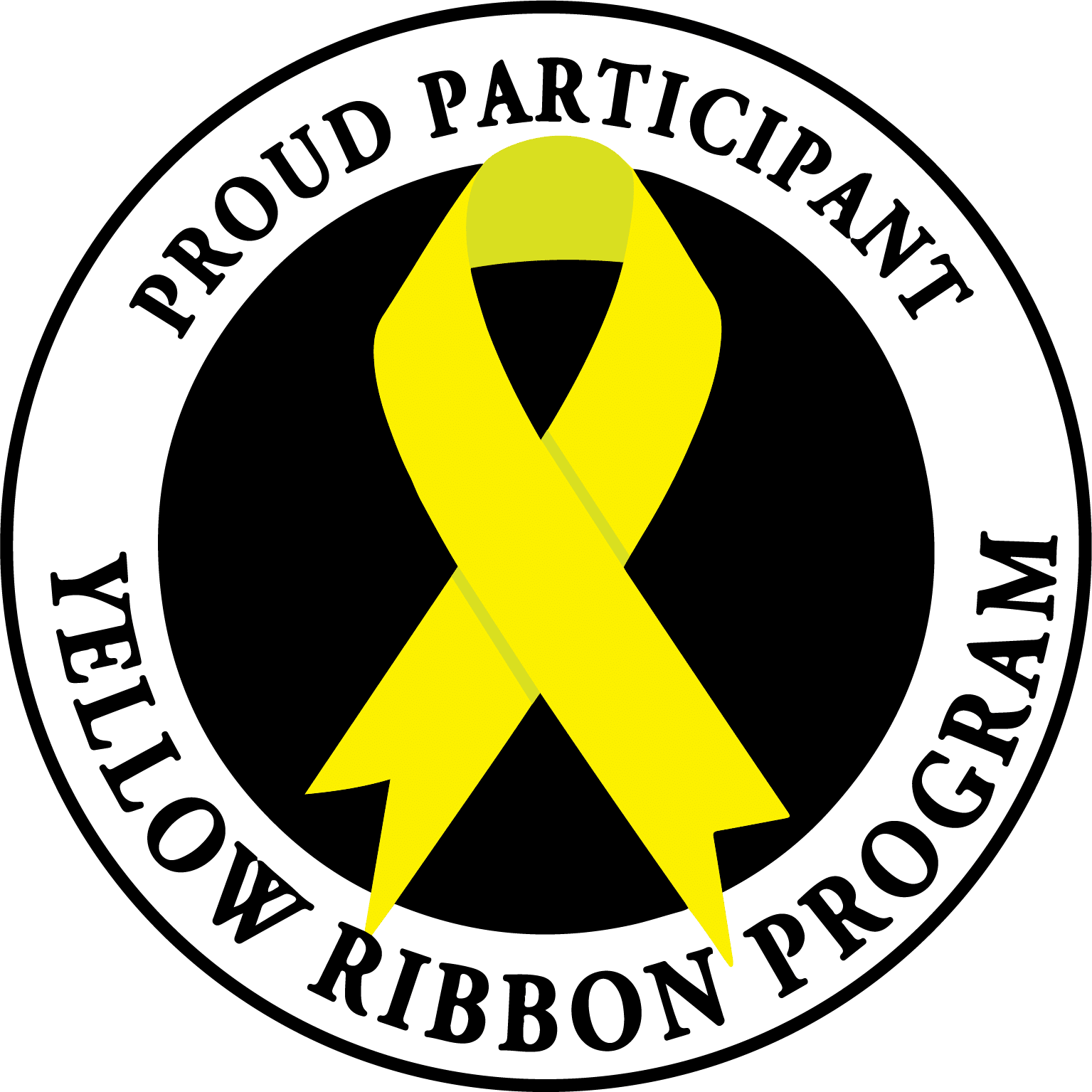 Yellow Ribbon Program Proud Participant Badge