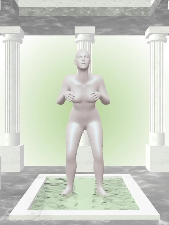The Old Matte Ivory Woman #1546