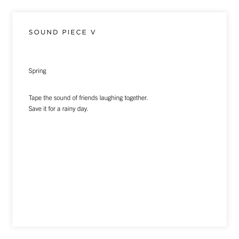 SOUND PIECE V #8