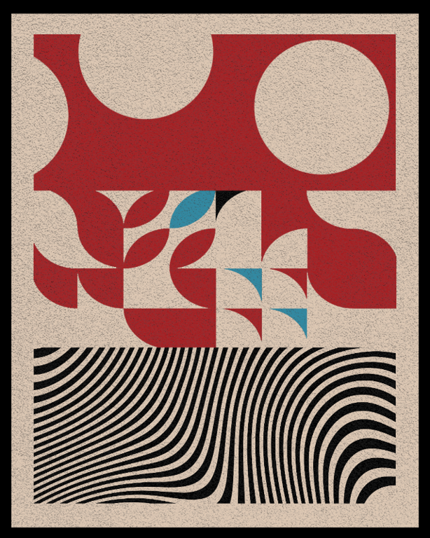 Bauhaus art #red #11