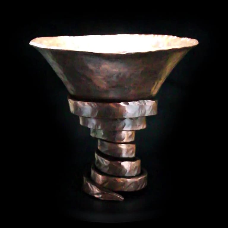 Copper Grail, Coiled Base