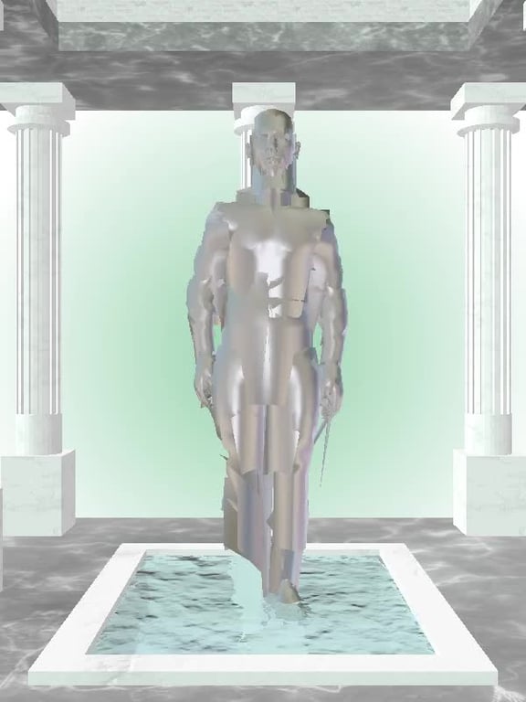 The Jumping Opalescent Onyx Man #1532