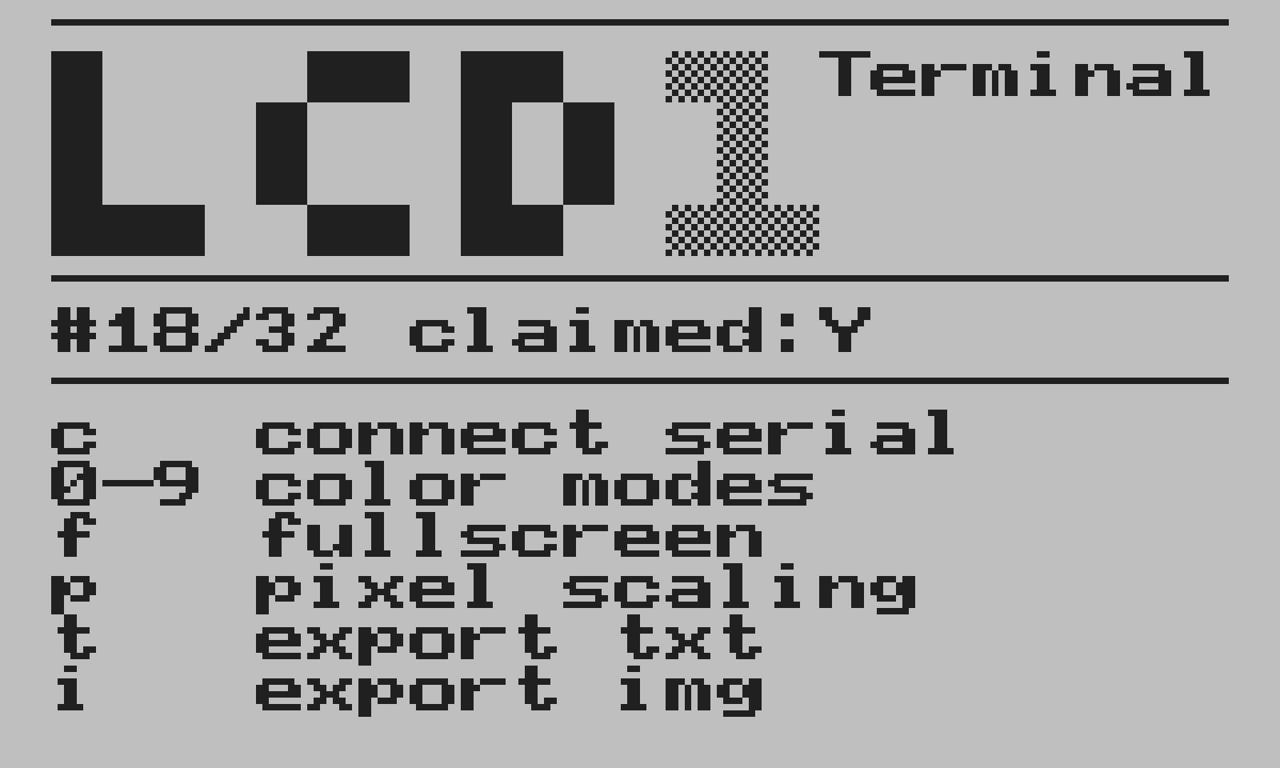 LCD 1 #18/32