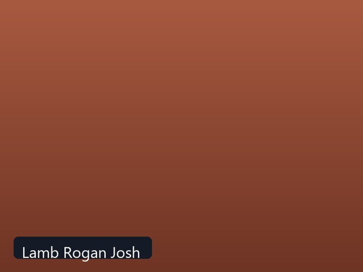 Lamb Rogan Josh
