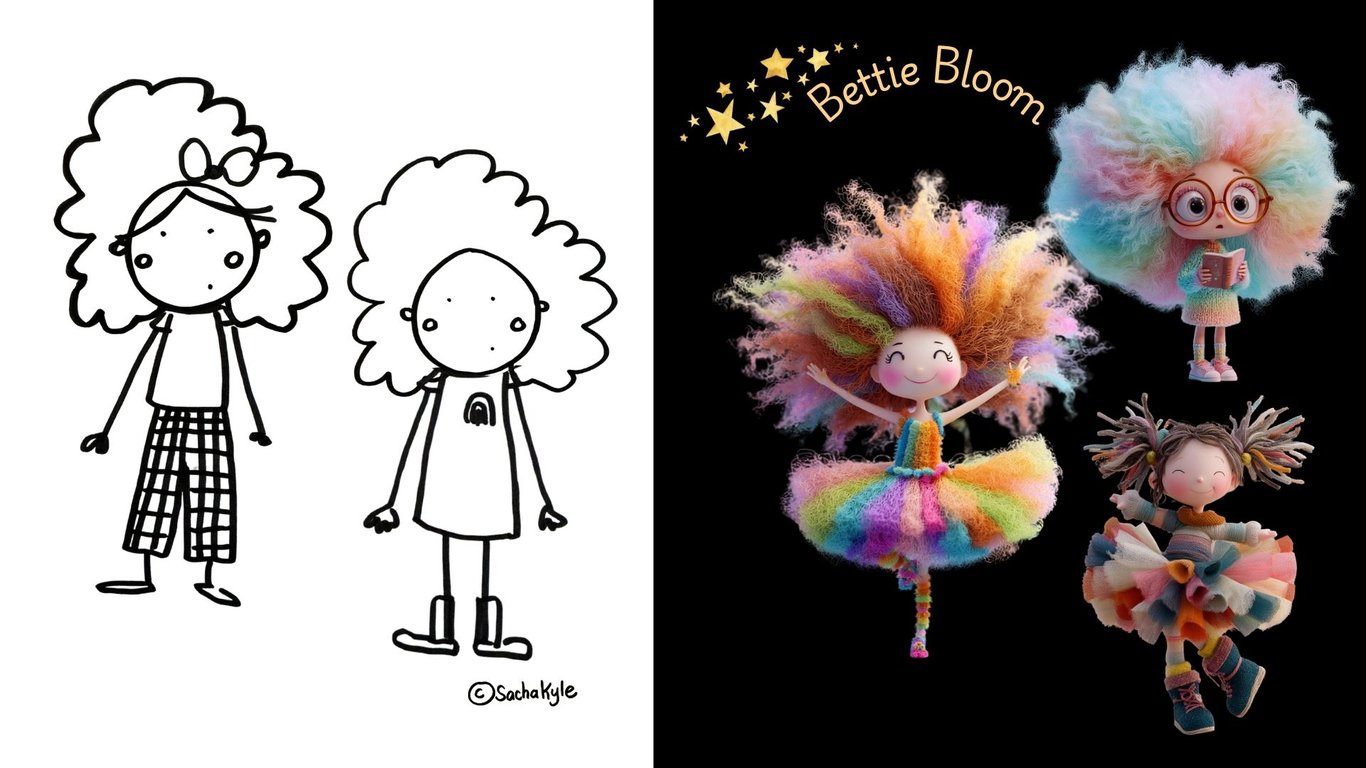 Betty Bloom character design exploration