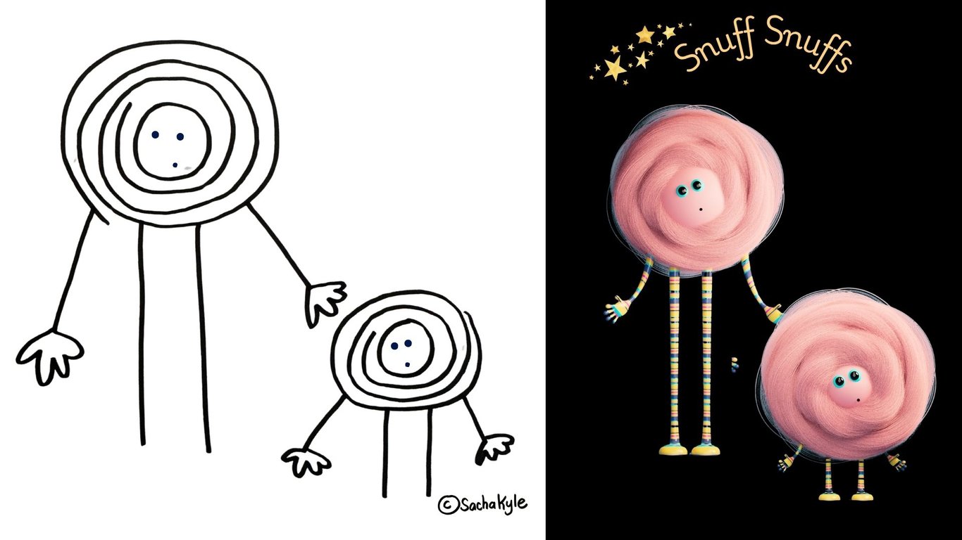 Snuff Snuffs character design exploration
