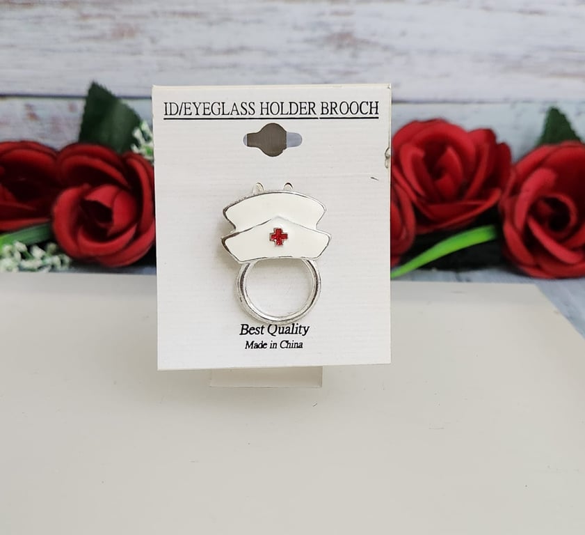 Hajmaal — eyeglass holder pin. nurses hat. (Size One Size, New with tags)