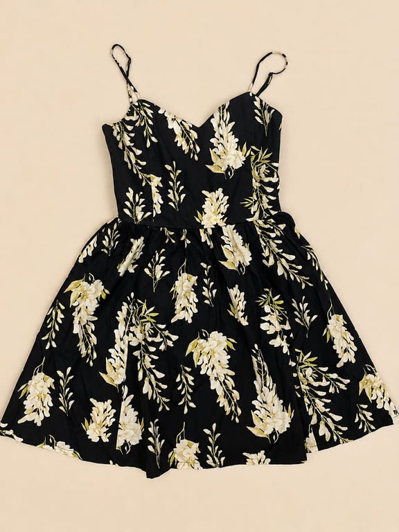 H&M — H&M Black Mini Dress (Size S, New without tags)