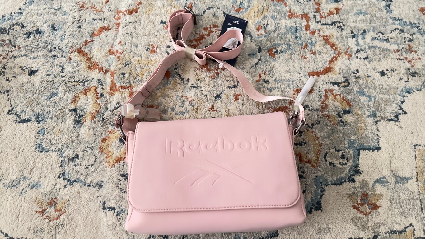 Reebok — Reebok Women's Pink Shoulder/Crossbody Bag with Tags (Size One Size, New with tags)
