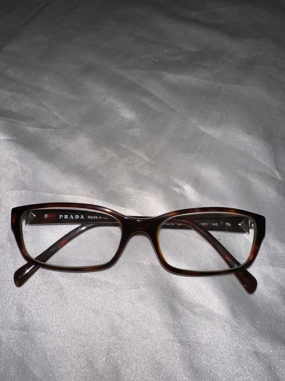 Prada — Prada Made In Italy Brown Tortoise Reading Glasses (Size One Size, Fair)