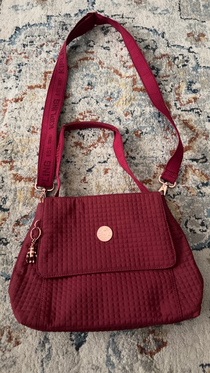 & Other Stories — Kipling Quilted Crossbody Bag in Burgundy (Size One Size, Like new)