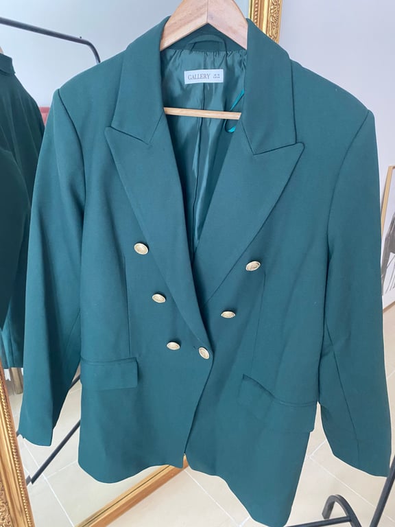 Gallery — Gallery Double-Breasted Blazer (Size UK 16, Like new)