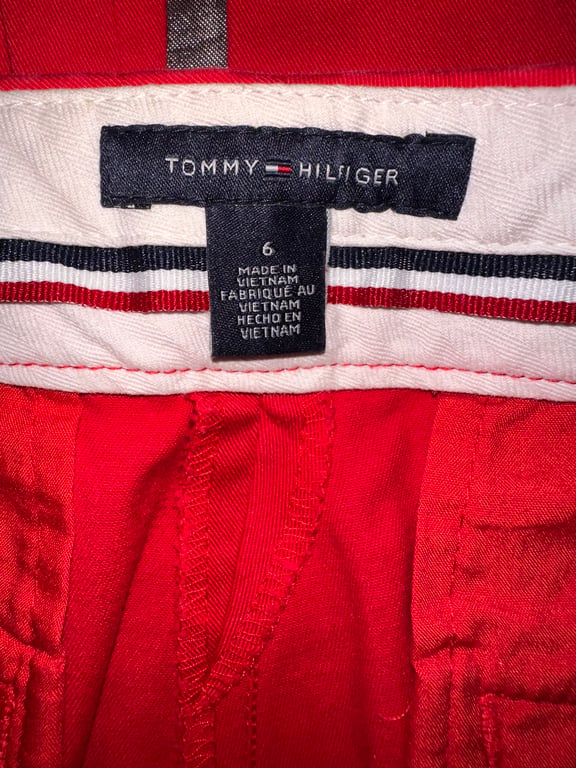 Tommy Hilfiger — Tommy Hilfiger Red Chino Pants (Size 29, Good)