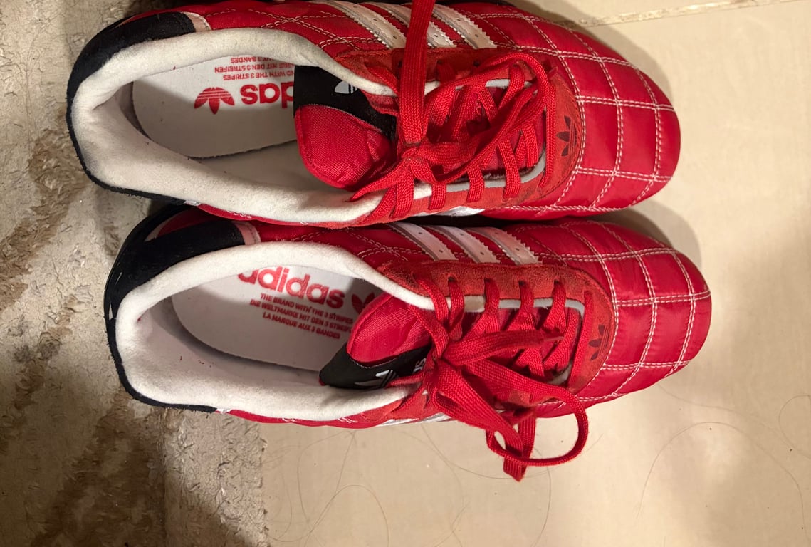 Adidas — Adidas Red Sneakers - EU 36.5 (Size EU 36.5, Good)
