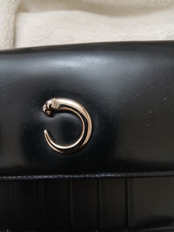 Cartier — Cartier Black Panthère Bag (Poor Condition) (Size One Size, Worn)