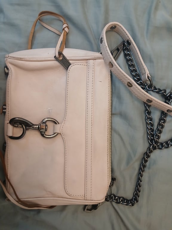 Rebecca Minkoff — Rebecca Minkoff Light Cream Crossbody Bag (Size One Size, Good)