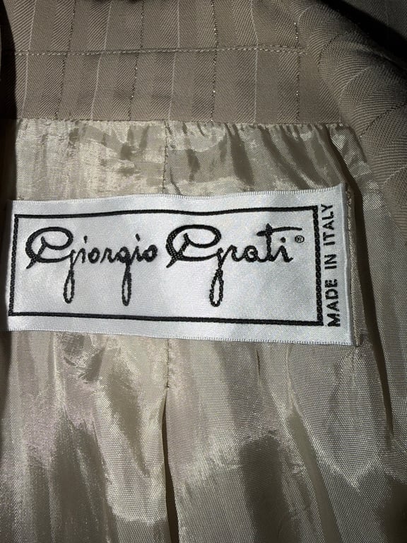 Giorgio Grati — Giorgio Grati Made in Italy Striped Blazer Jacket (Size M, Good)