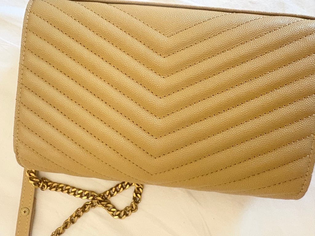 Other — Gold Quilted Shoulder Bag (Like new)