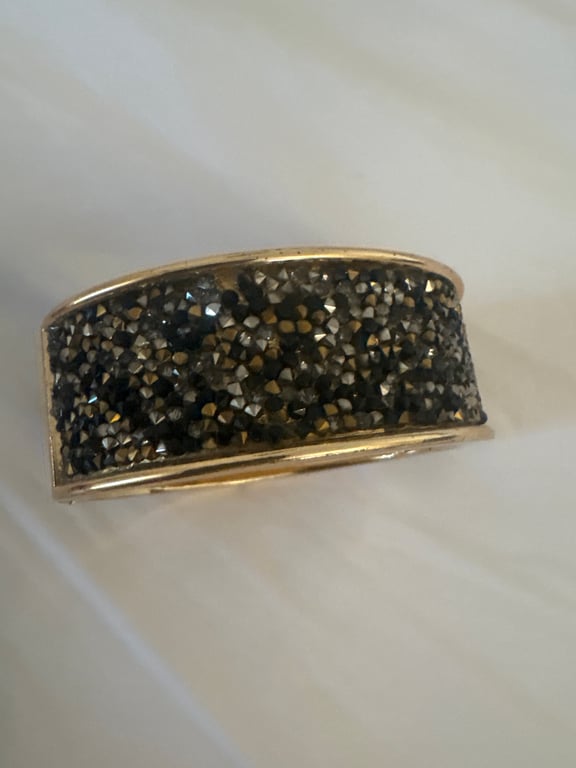 Swarovski — Swarovski Gold Toned Crystal Dust Cuff Bracelet (Like new)