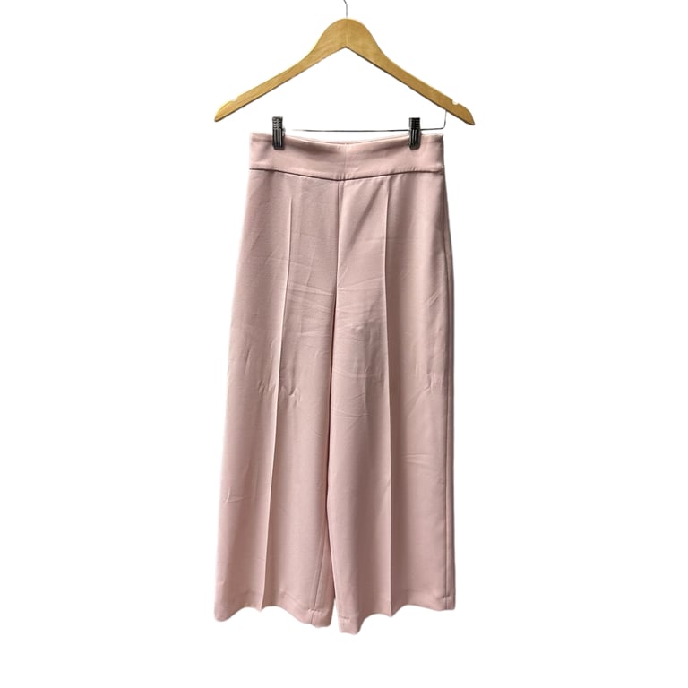 Zara — Zara Wide-Leg Cropped Trousers (Size XS, Like new)