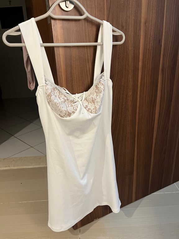 Murci — Murci White Lace Detail Mini Dress (Size S, Like new)
