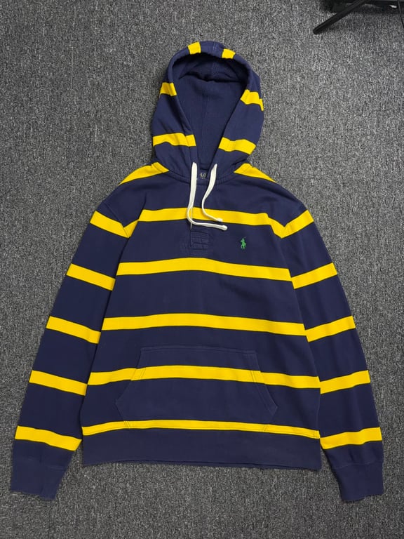 Polo Ralph Lauren — Polo Ralph Lauren Hooded Rugby Shirt (Size XL, Like new)