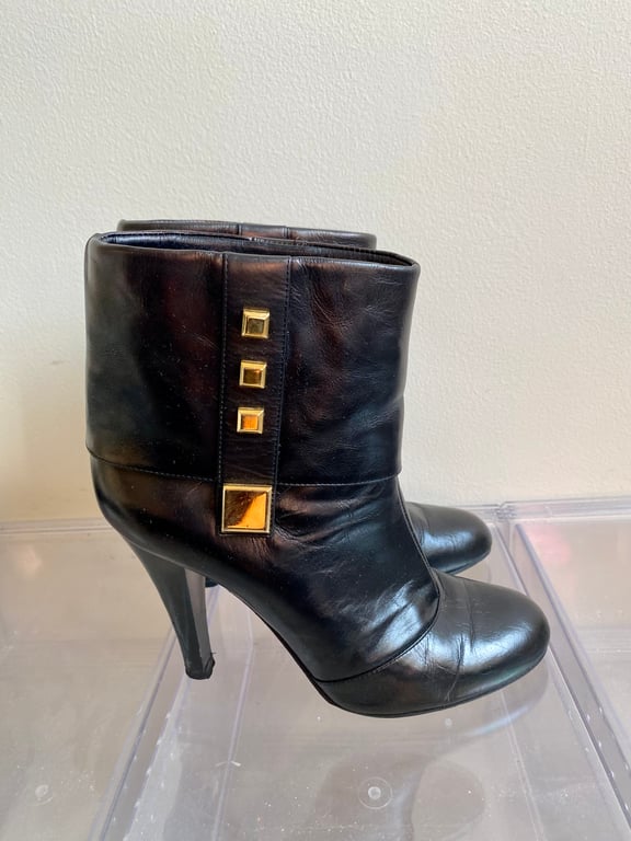Gina — Gina black boots (Size 38, Good)