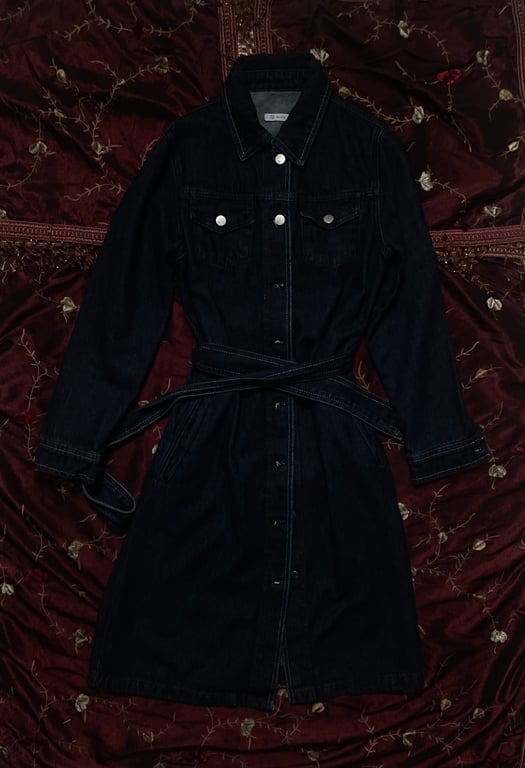 Riva Fashion — 70s inspired riva denim dress (Size XS, Like new)