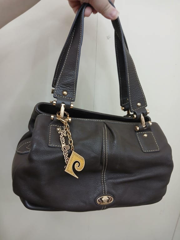 Pierre Cardin — Pierre Cardin Brown Leather Shoulder Bag (Size one size, New with tags)