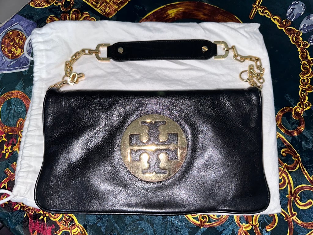 Tory Burch — Tory Burch Black Leather Bag (Good)