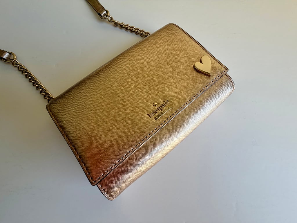 Kate Spade — Kate Spade Gold Crossbody Bag (Good)