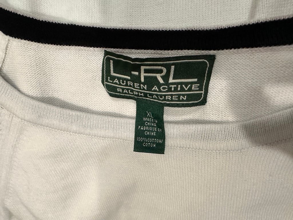 Ralph Lauren — Ralph Lauren Active 100% Cotton Long Sleeve Shirt (Size XL, Good)