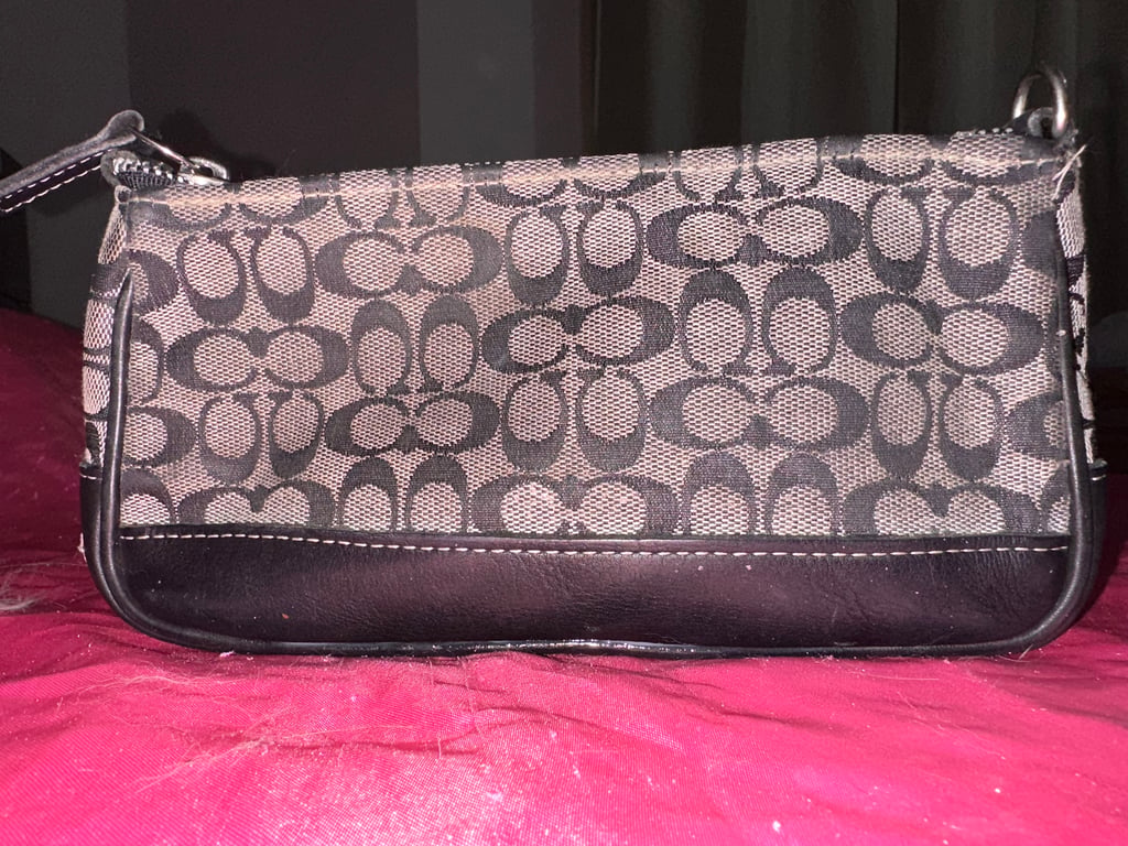 Coach — Coach Monogram Black and Grey Crossbody Bag (Size One Size, Fair)