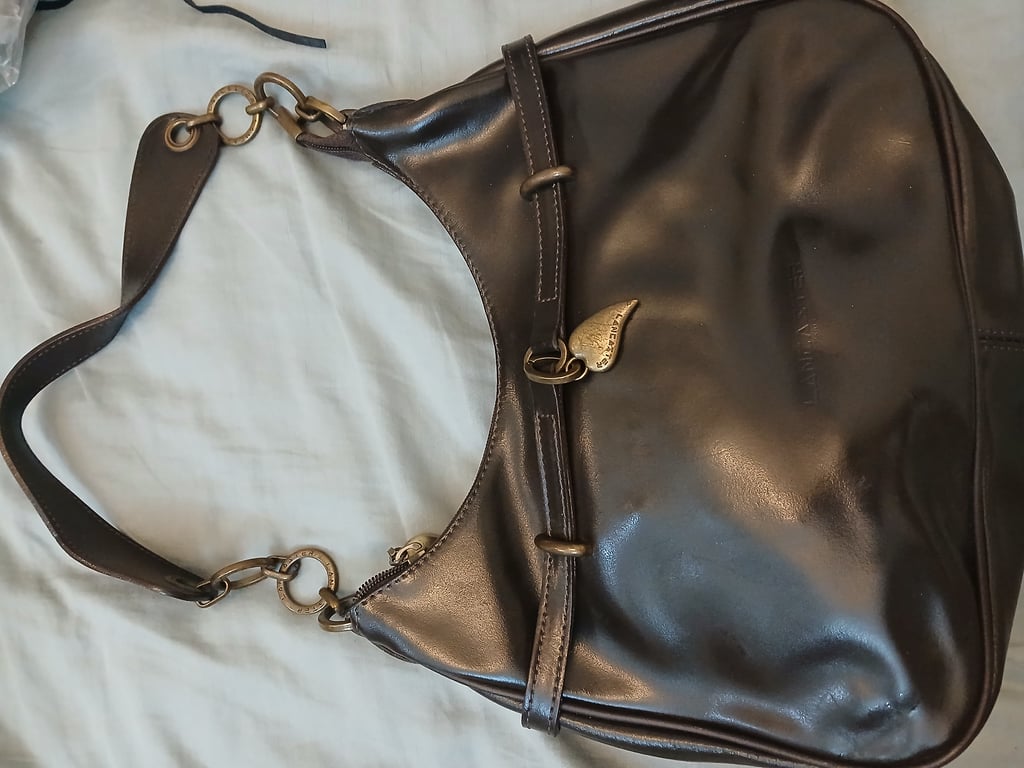 Lancaster — Lancaster Brown Hobo Bag (Size One Size, Fair)