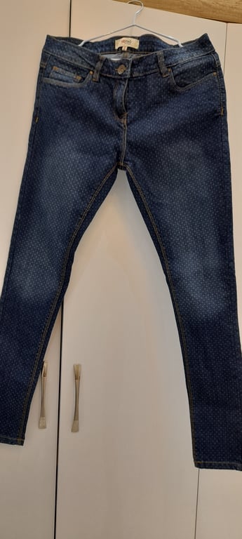 REDTAG — REDTAG Polka Dot Blue Jeans (Size M, Like new)