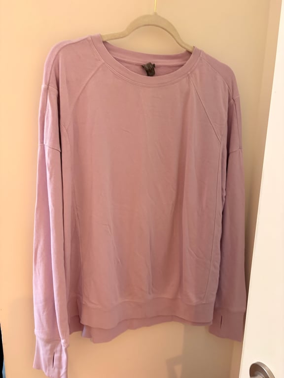Sweaty Betty — Sweaty Betty After Class Sweatshirt in Lilac (Size XL, Good)