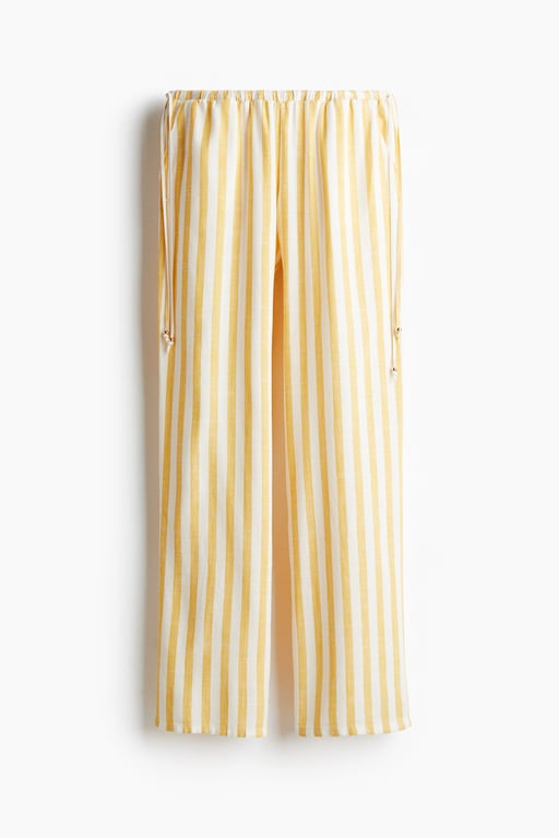 H&M — H&M Wide Drawstring Trousers (Size M, Good)