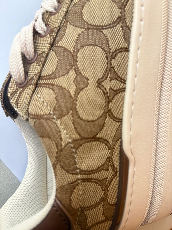 Coach — Coach Monogram Canvas & Leather Sneakers (Size EU 37.5, New with tags)