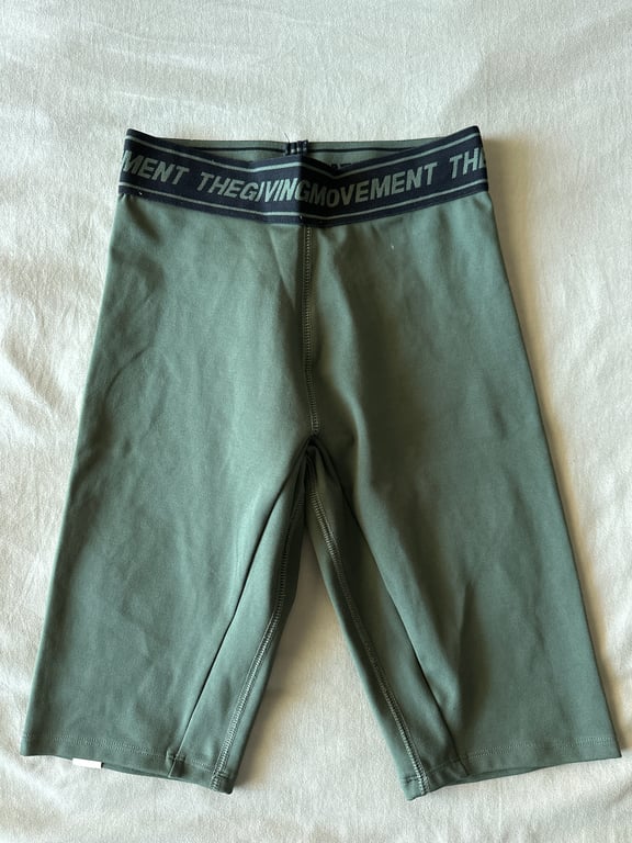 The Giving Movement — The Giving Movement Green Athleisure Shorts (Size S, Good)