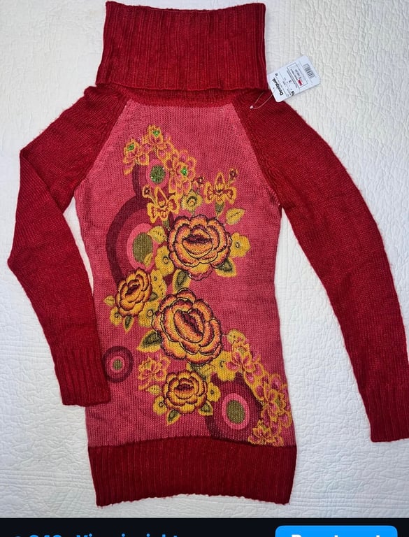 Desigual — Desigual knit sweater dress (Size S, New with tags)