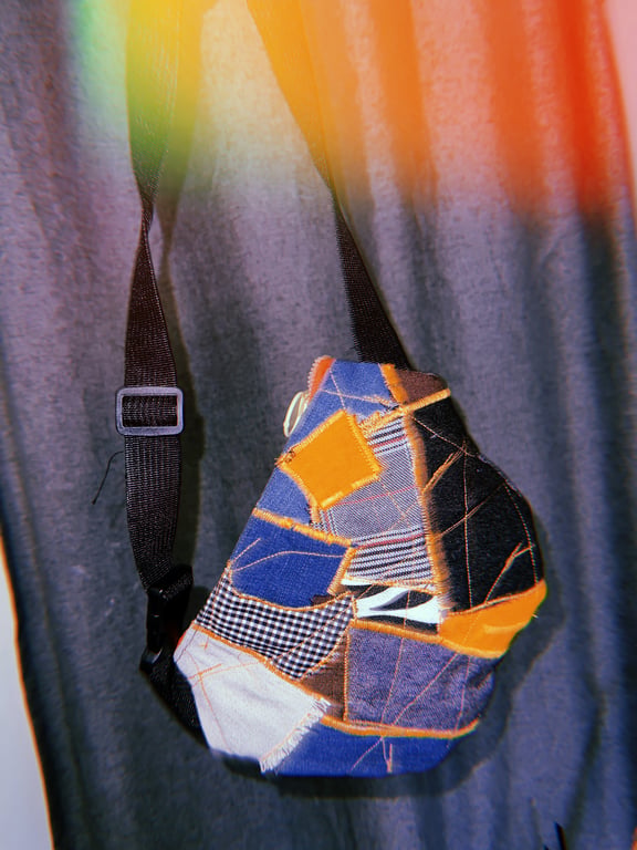 tma — tma (teng miras art) upcycled 1 of 1 belt bag,unisex (New with tags)