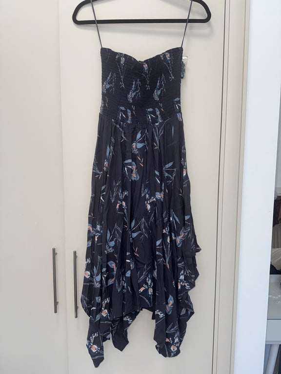 Animal — Floral Strapless Midi Dress (Size UK 12, New with tags)