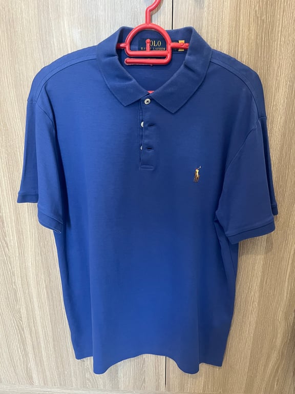 Ralph Lauren — Ralph Lauren Blue Polo Shirt (Size L, Good)