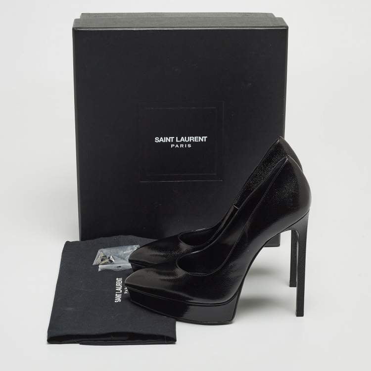 Saint Laurent — Saint Laurent Janis Black Leather (Size EU 36, Like new)