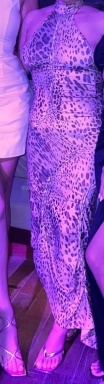 Unknown — Leopard print dress (Size S, Like new)