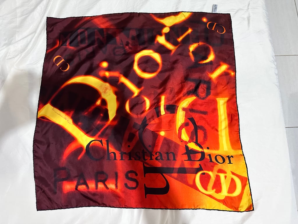 Dior — Christian Dior Vintage scarf (Size 26”x26”, Fair)